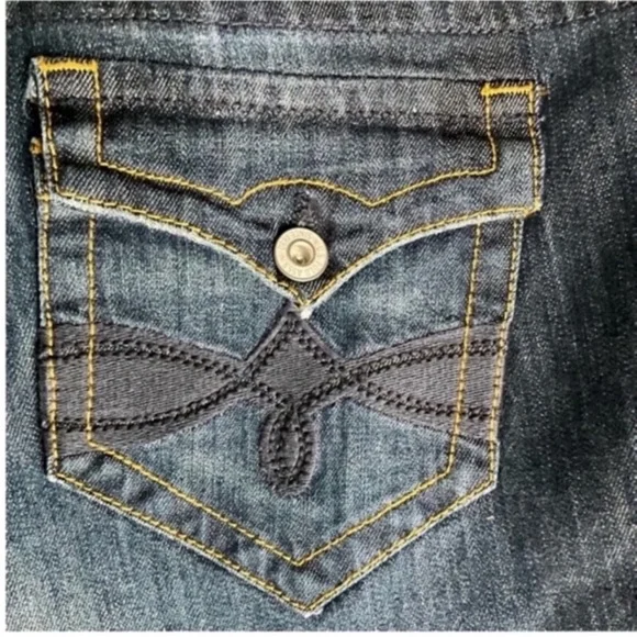 NWT US Polo Cotton Wide Keg Cotton Roll Up Hem Trouser Jeans 16 - Picture 2 of 6